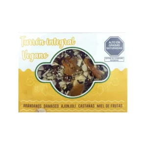 Turrón Integral Vegano (Arándanos, Damasco)