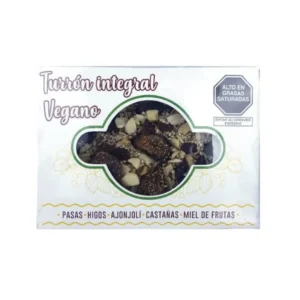 Turrón Integral Vegano (Pasas, Higos)